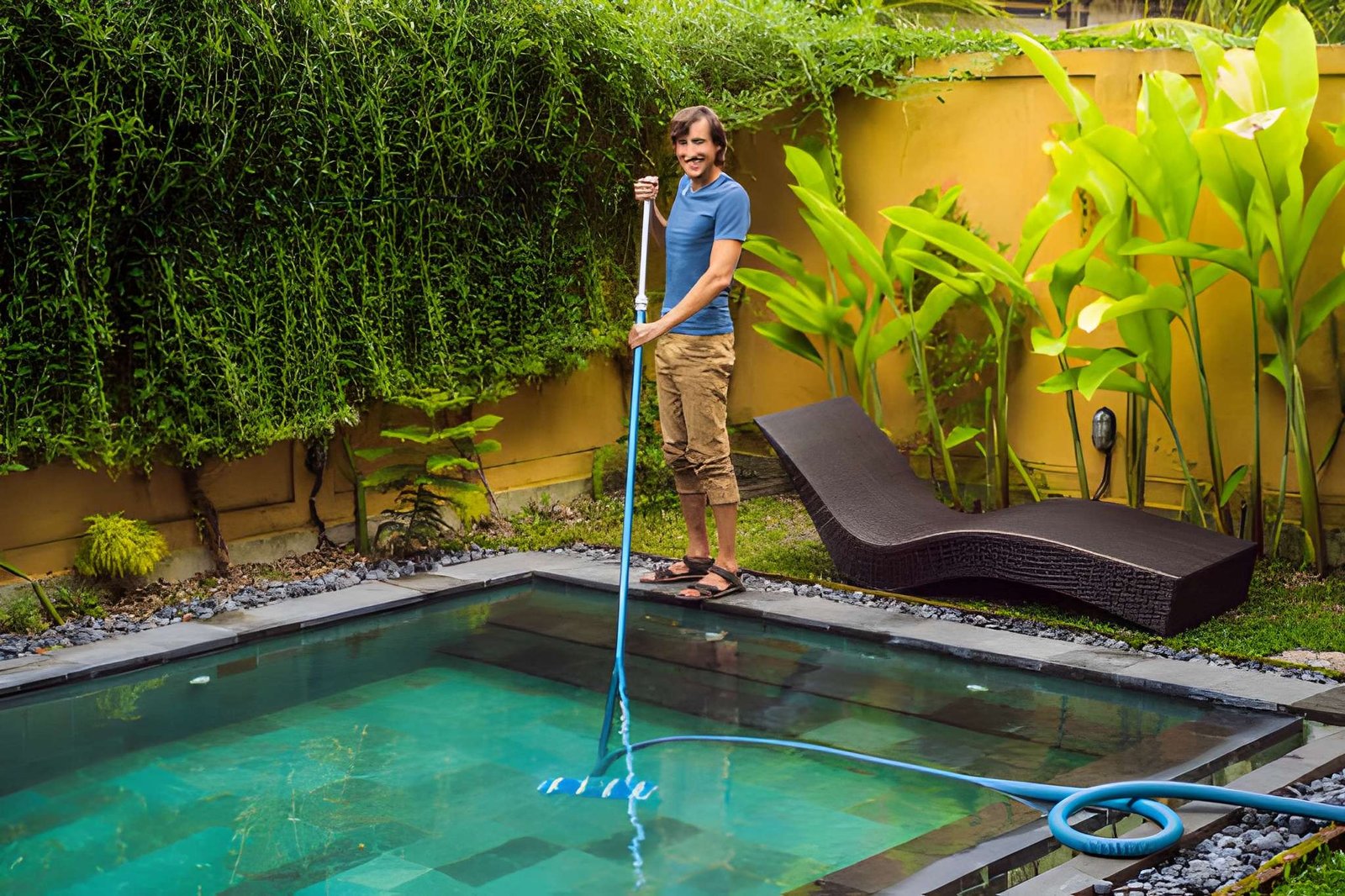Pool Algae Cleaning